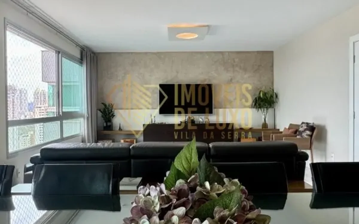 Sala - Apartamento à venda na Alameda Oscar Niemeyer Vila da Serra Don Cielo