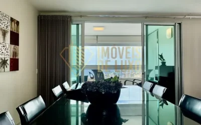 Mesa de jantar - Apartamento à venda na Alameda Oscar Niemeyer Vila da Serra Don Cielo