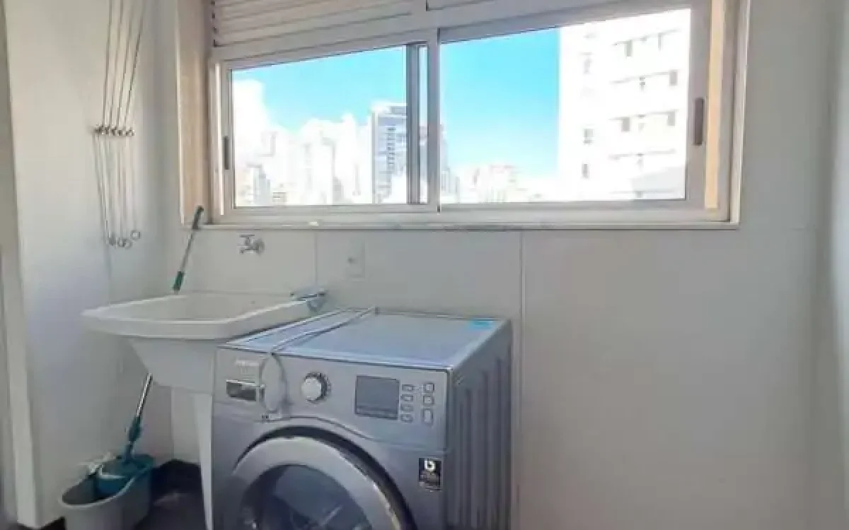 Area de serviço Apartamento mobiliado de 4 quartos para alugar no Vila da Serra Edifício Perfil