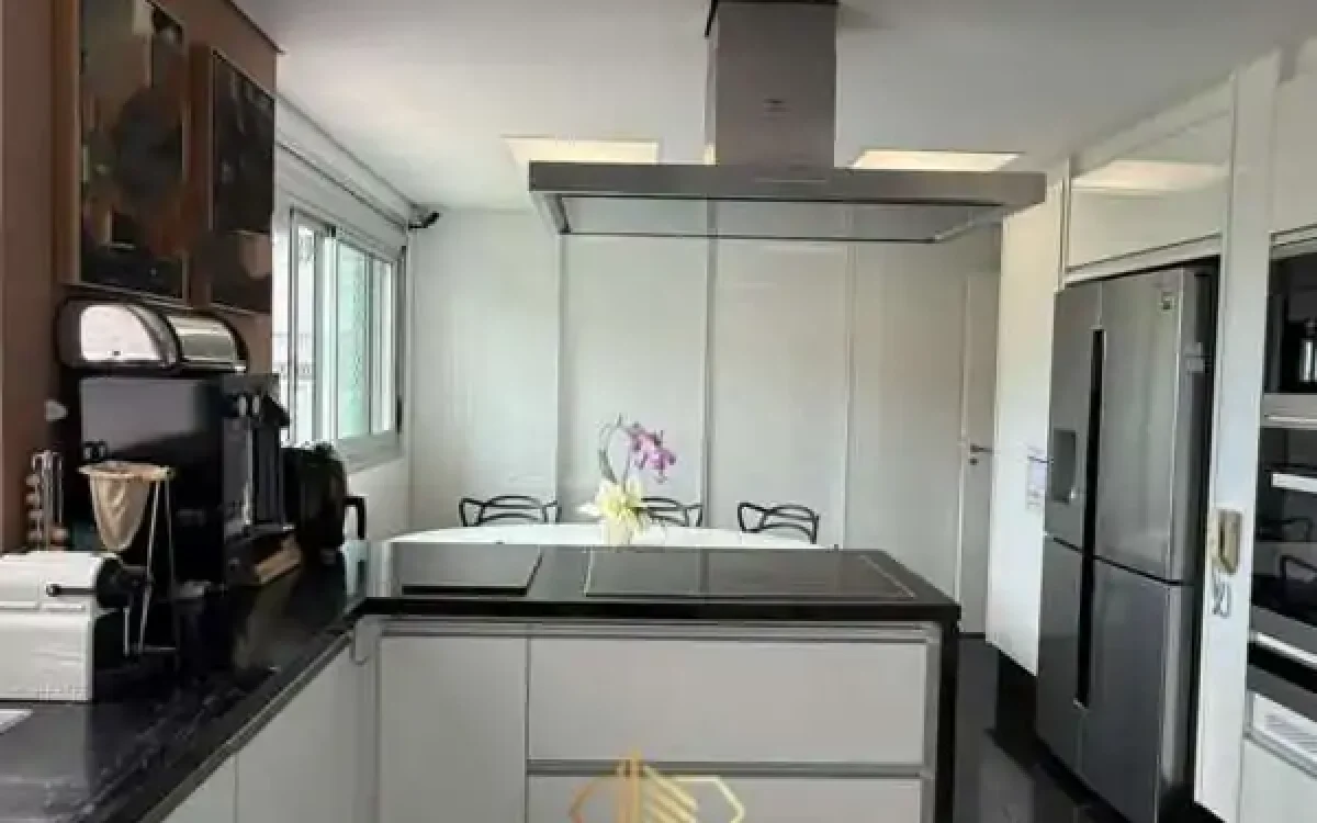 Cozinha Equipada do Apartamento de 510m² à venda no Green Garden Vila da Serra