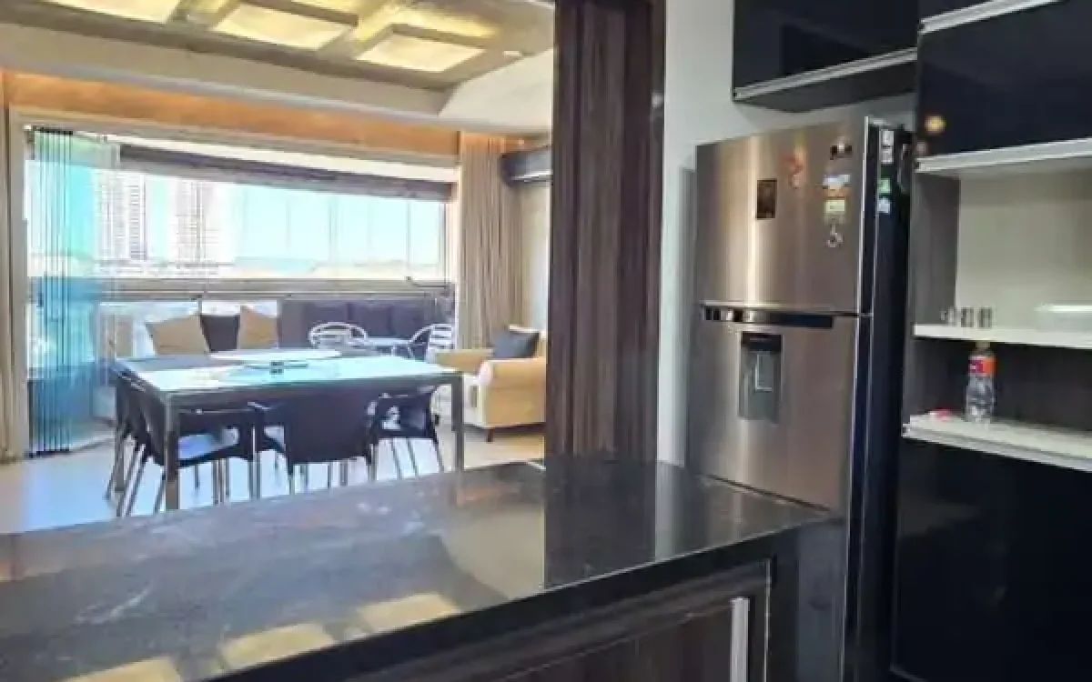 Cozinha - sala Apartamento mobiliado para alugar no Vila da Serra condominio Metropole