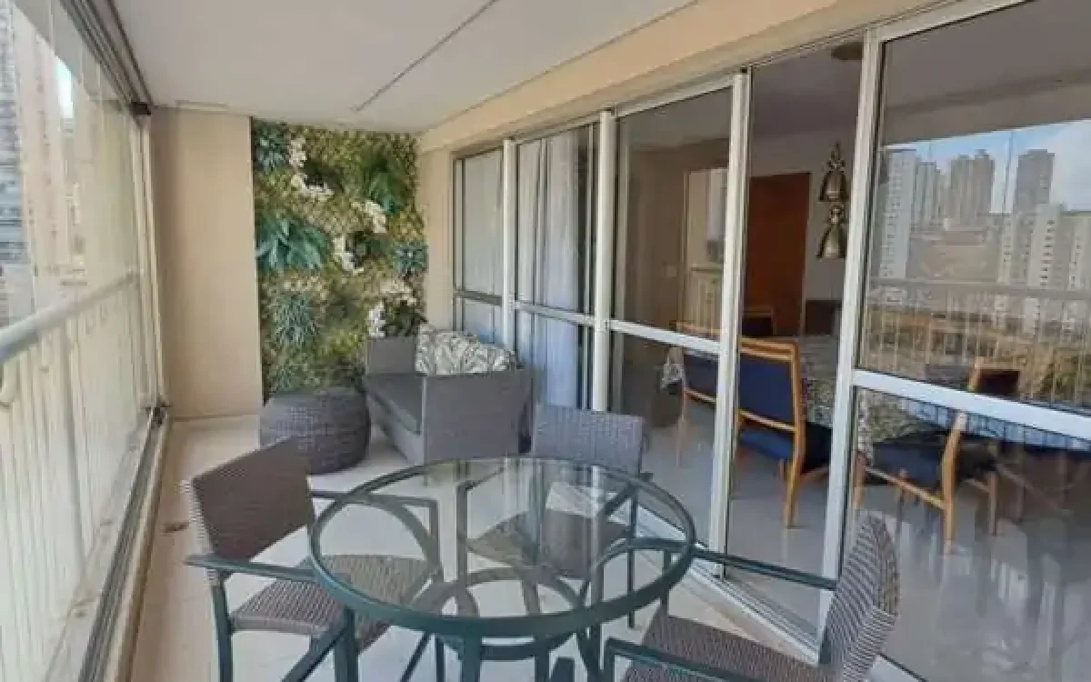 Espaço gourmet Apartamento mobiliado de 4 quartos para alugar no Vila da Serra Edifício Perfil