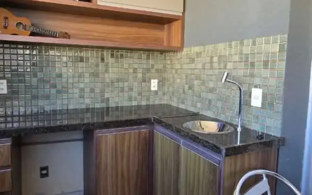 Espaço gourmet Apartamento mobiliado para alugar no Vila da Serra condominio Metropole