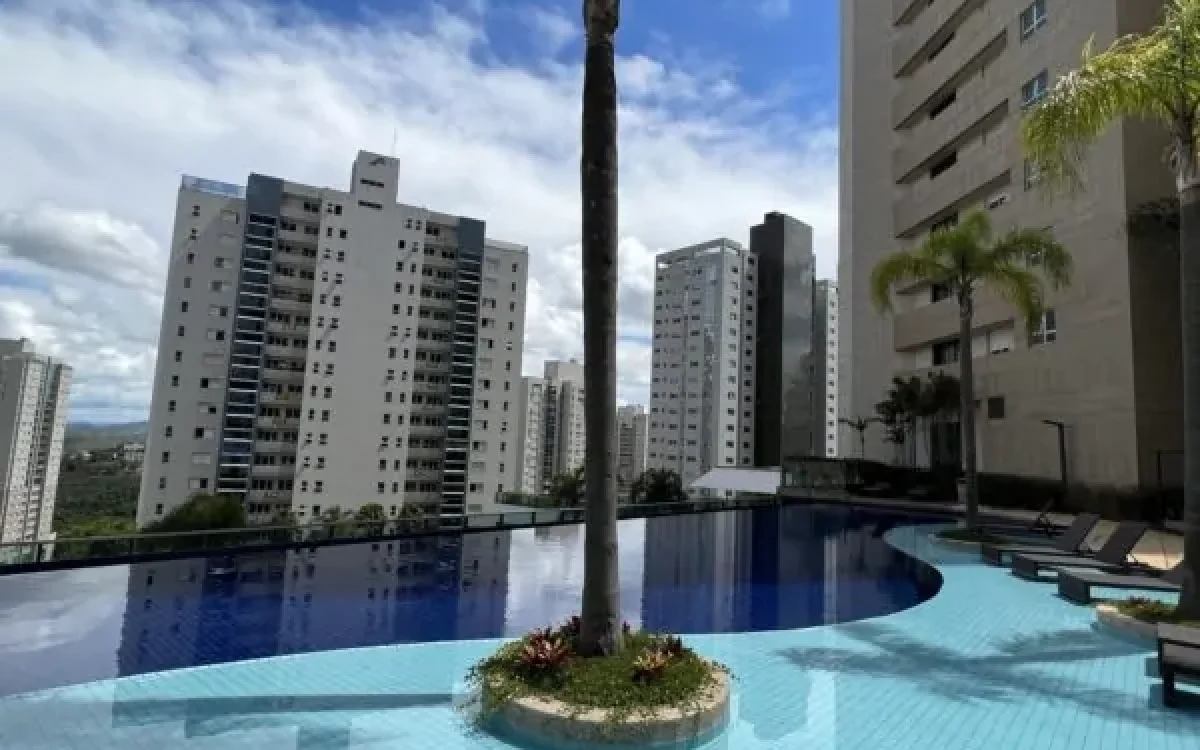 Piscina Apartamento de 4 Quartos, com 3 vagas, para alugar por R$12.000,00, no Condomínio Alameda, Vila da Serra, Nova Lima