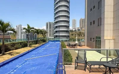 Piscina com Apartamento à venda no Alsace Vila da Serra