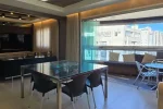 Sala ampla Apartamento mobiliado para alugar no Vila da Serra condominio Metropole