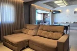 Sala de tv Apartamento mobiliado para alugar no Vila da Serra condominio Metropole