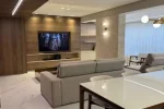 Sala mobiliada Apartamento mobiliado de 3 suítes para alugar no Vila da Serra Prime House