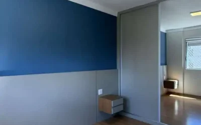 Suíte com armários Apartamento à Venda no Condomínio Cennario Vila da Serra