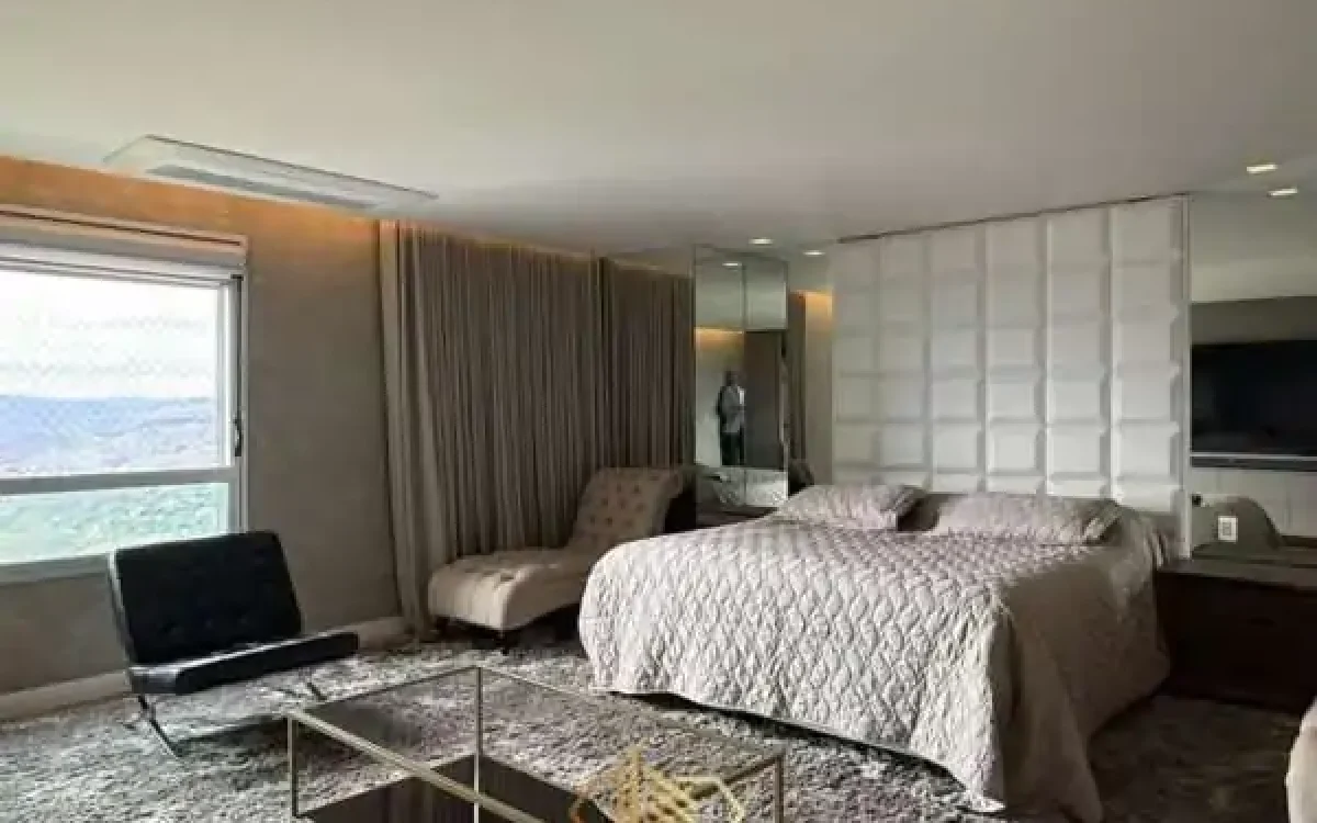 Suíte master Apartamento de 510m² à venda no Green Garden Vila da Serra