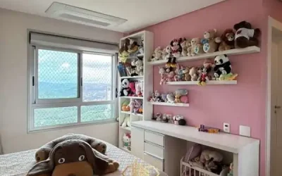 Suíte menina Apartamento de 510m² à venda no Green Garden Vila da Serra