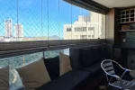Varanda Apartamento mobiliado para alugar no Vila da Serra condominio Metropole