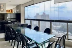 Varanda Gourmet Apartamento semimobiliado, de 4 Quartos, com 4 vagas, para aluguel, por R$26.000,00 no Grand Líder Olympus Apolo, Vila da Serra, Nova Lima - MG