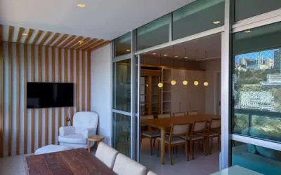 Varanda sala Apartamento à venda no Alsace Vila da Serra